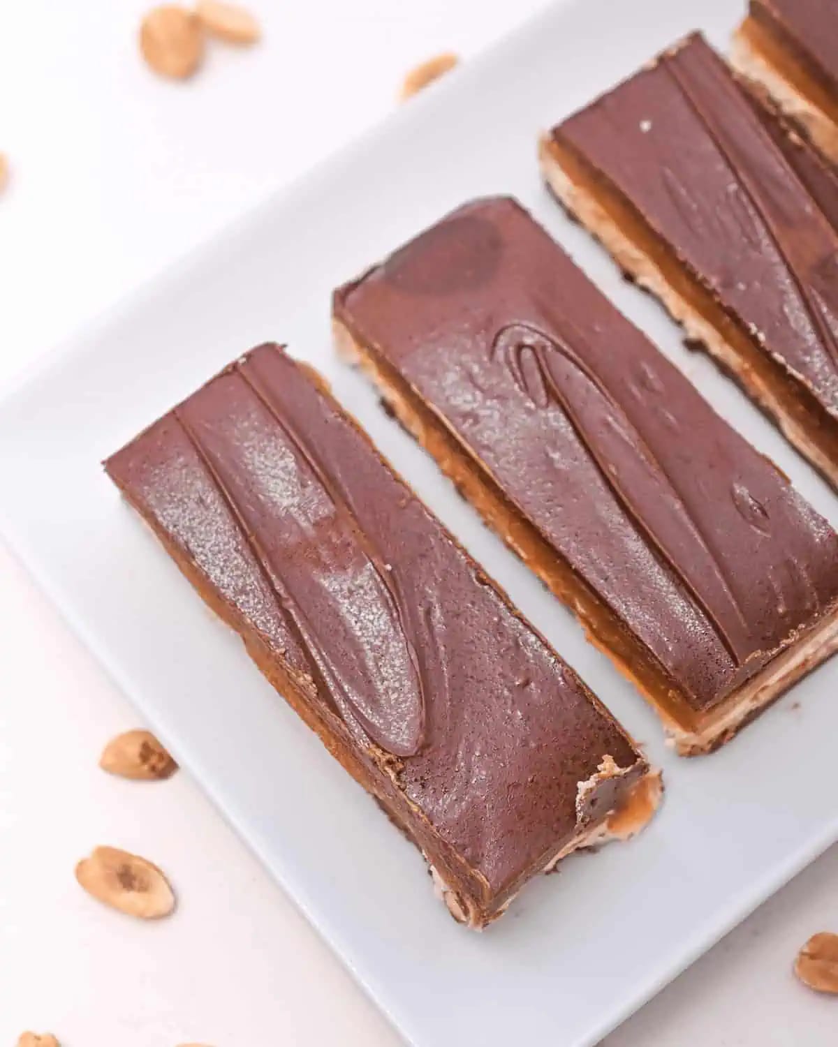 Homemade Snickers Bar