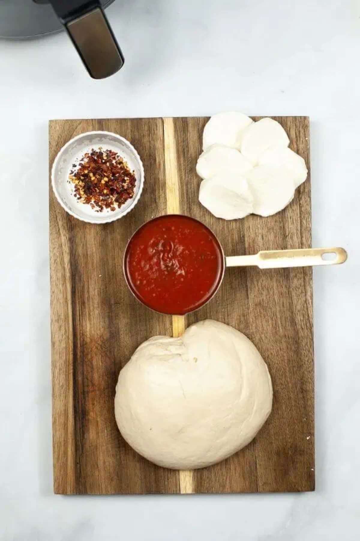 Air Fryer Pizza Margherita