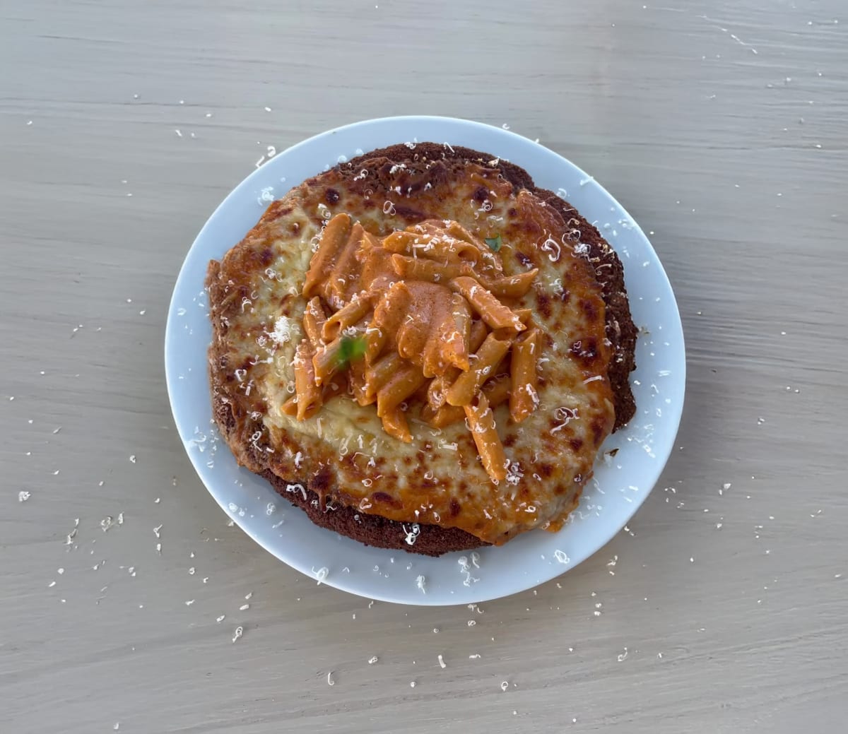 Chicken Parm Pizza with Penne alla Vodka