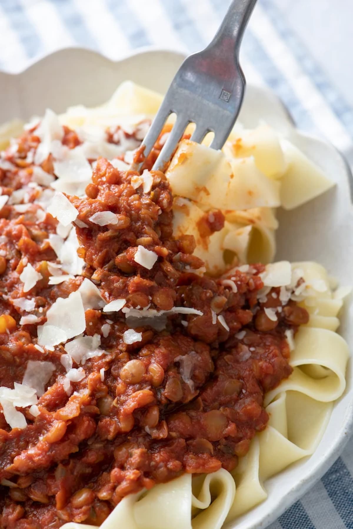 Lentil Mushroom Bolognese