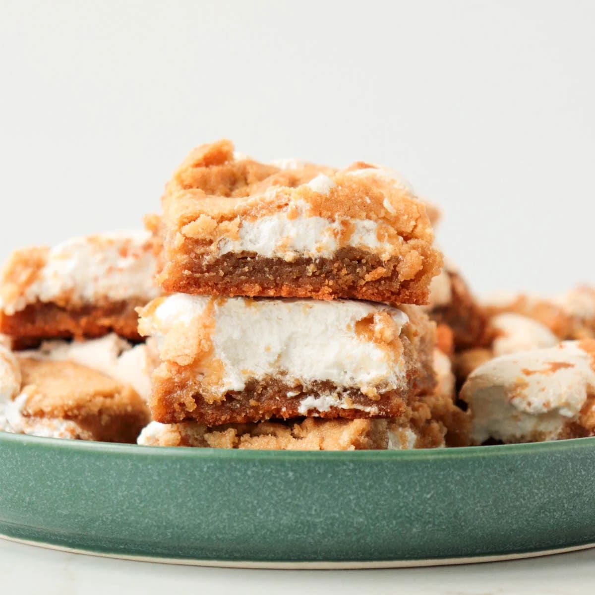 Fluffernutter Bars (Marshmallow Peanut Butter Bars)