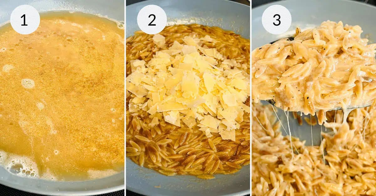 Parmesan Garlic Orzo