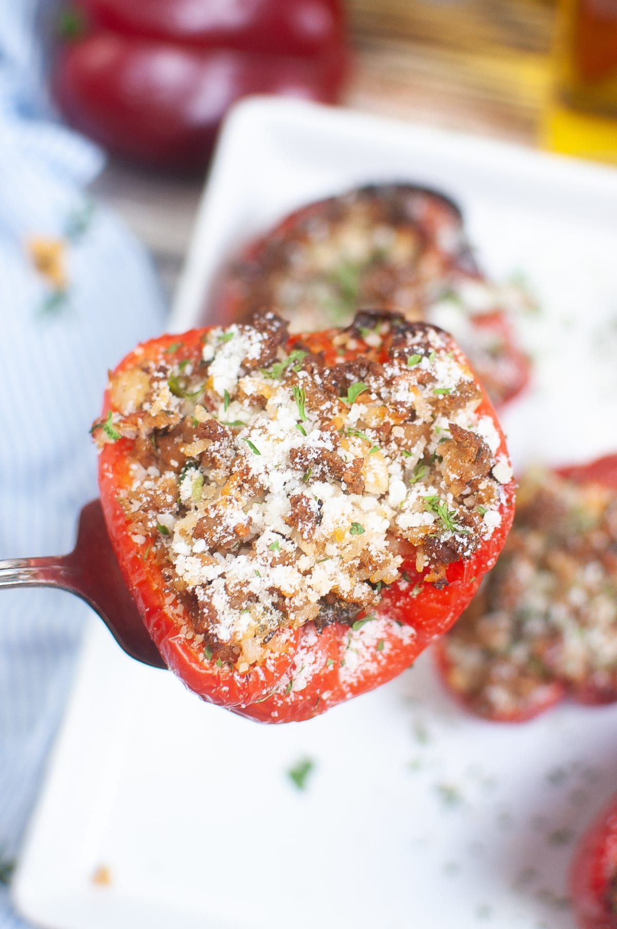 Air Fryer Stuffed Peppers