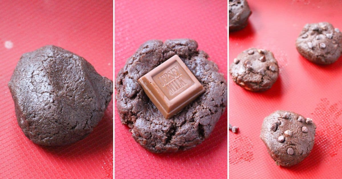 Chocolate Stuffed Cookies