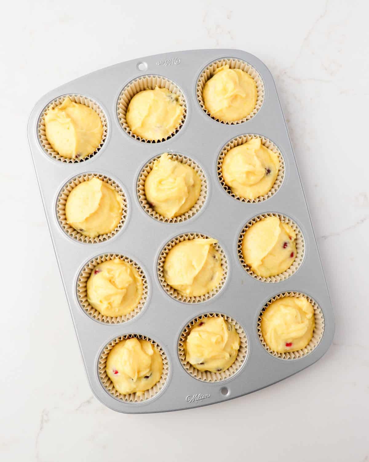 Lemon Cranberry Muffins