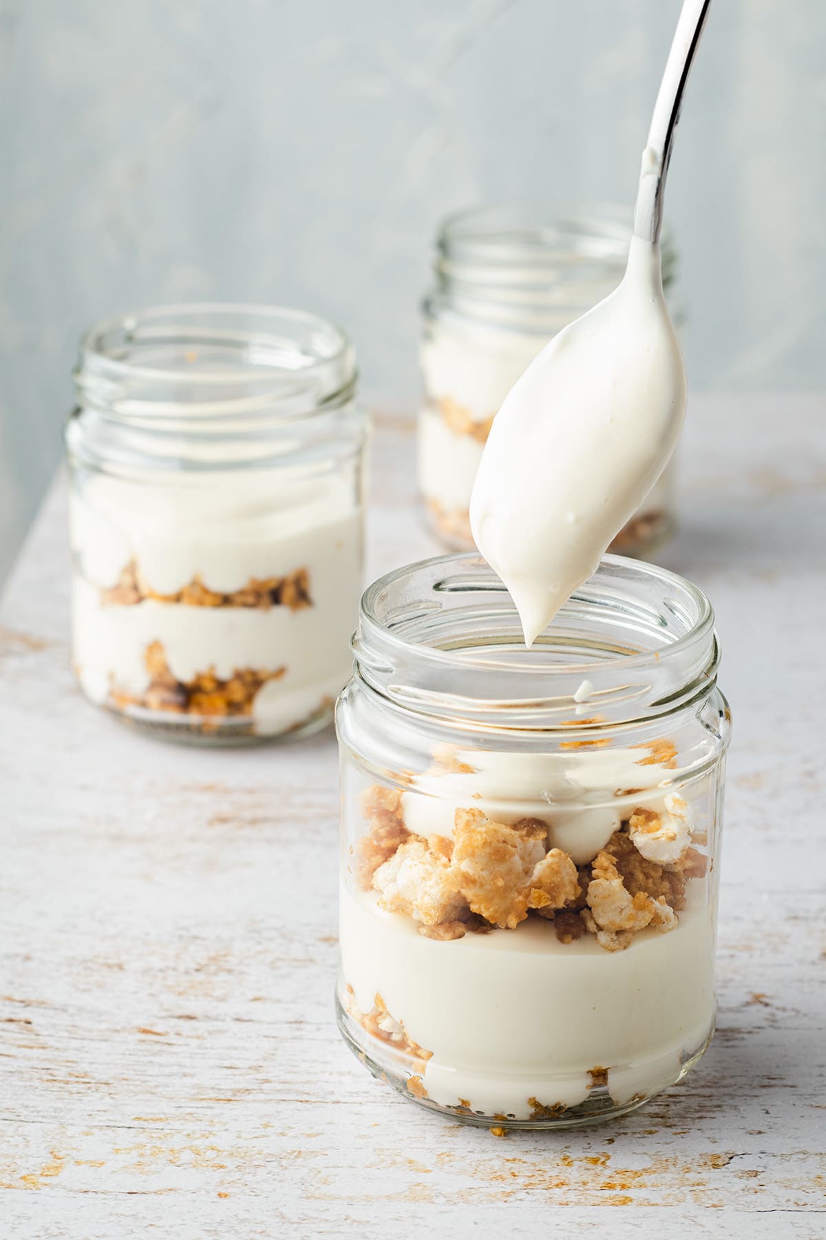 Fitness Tiramisu in a Glass