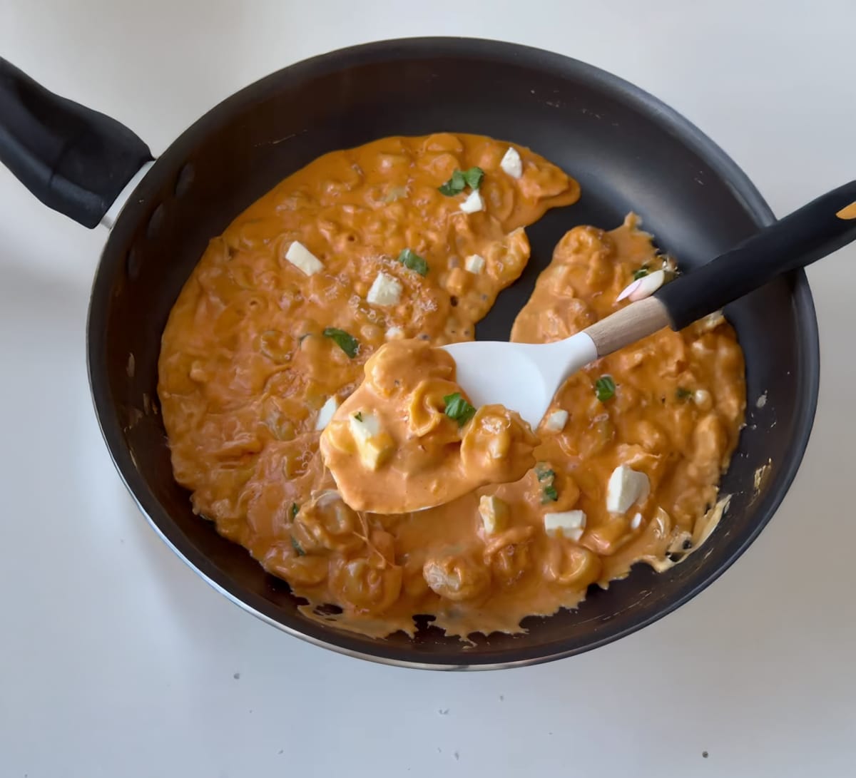 Tortellini with Pink Sauce