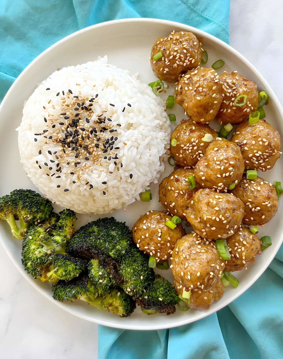 Egg Free Teriyaki Chicken Meatballs