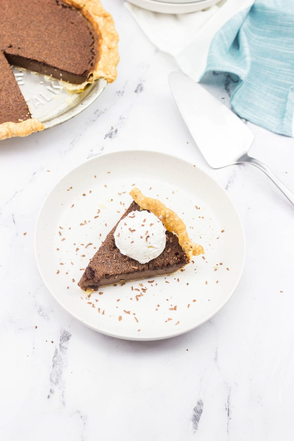Chess Chocolate Pie