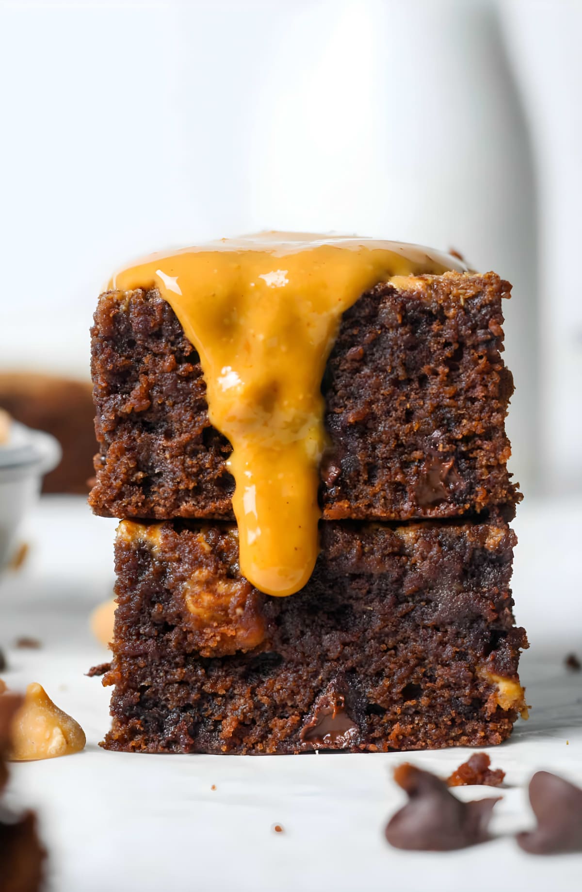 Peanut Butter Swirl Brownies