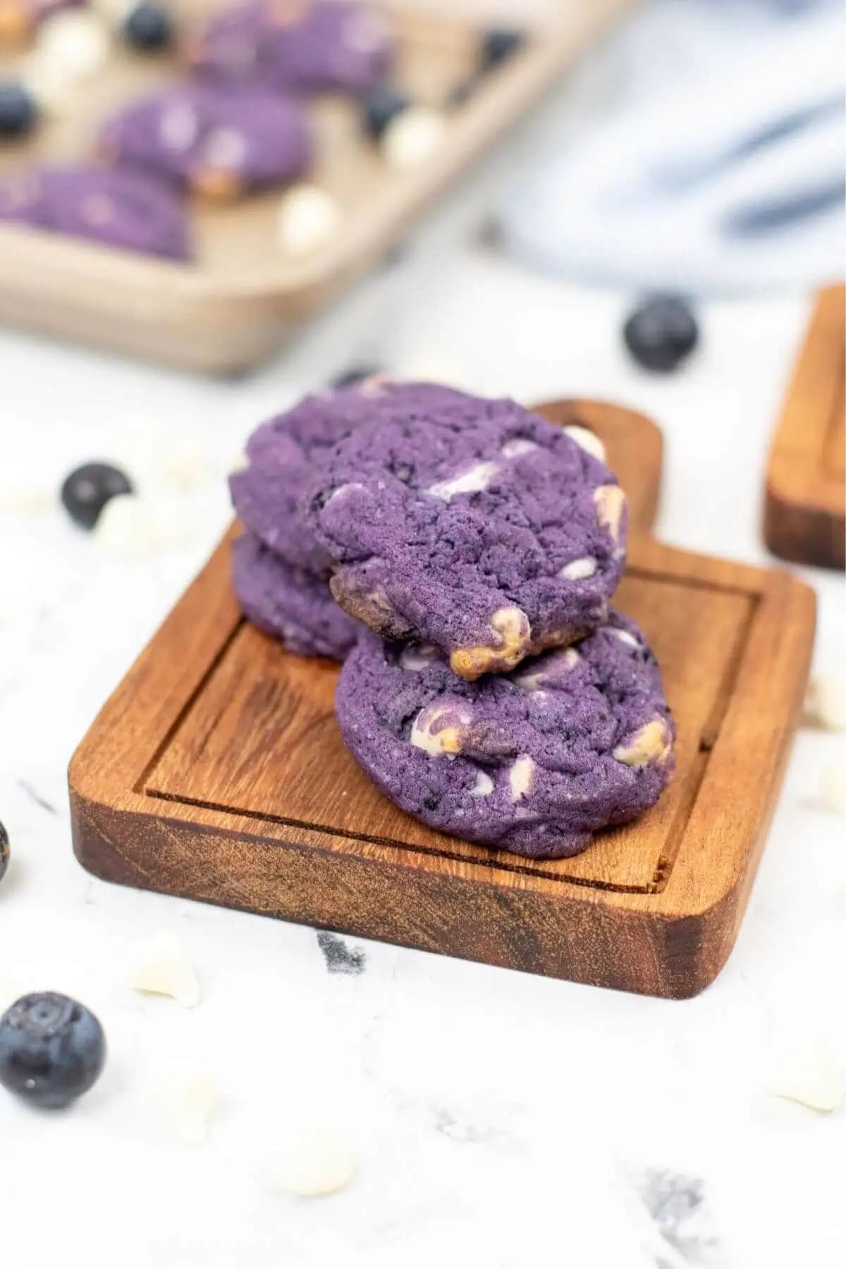 Blueberry White Chocolate Cookies