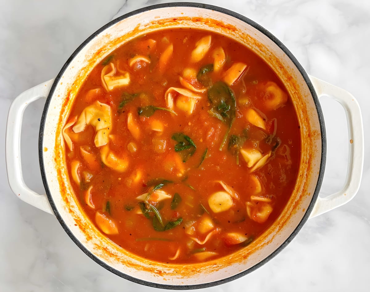 Vegan Tortellini Soup