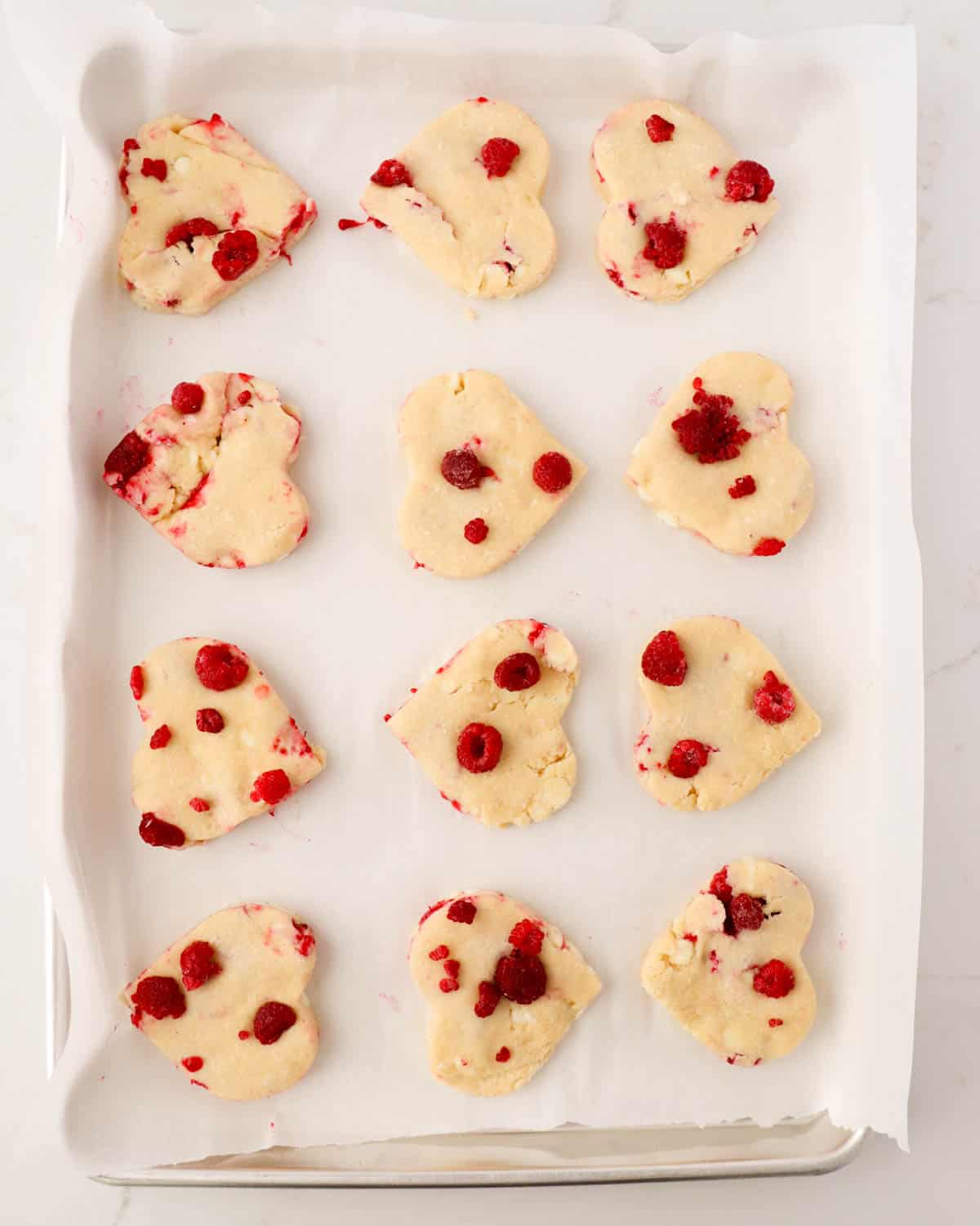 Raspberry White Chocolate Scones