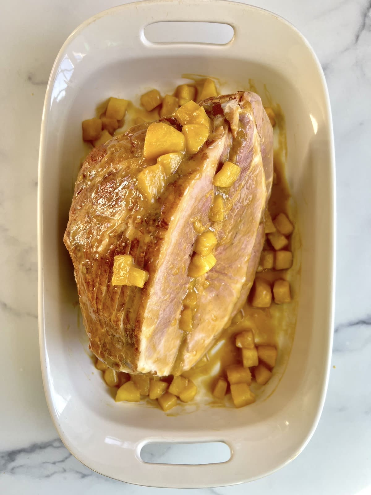 Pineapple Brown Sugar Glazed Ham