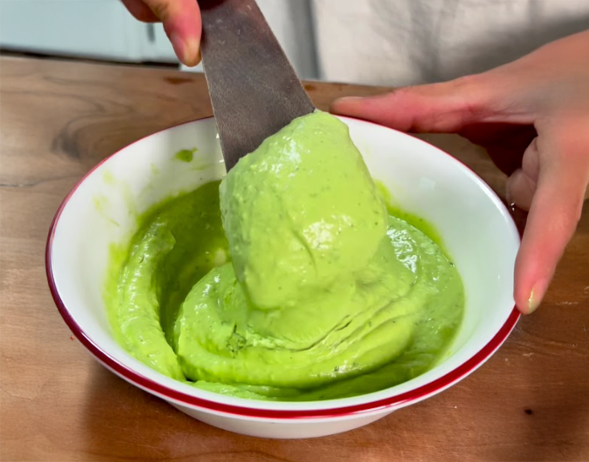 High Protein Chicken Quesadilla with Avocado Yogurt Sauce