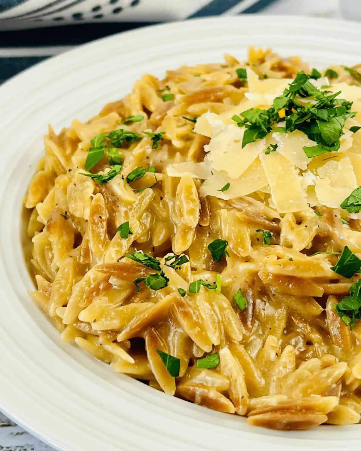 Parmesan Garlic Orzo
