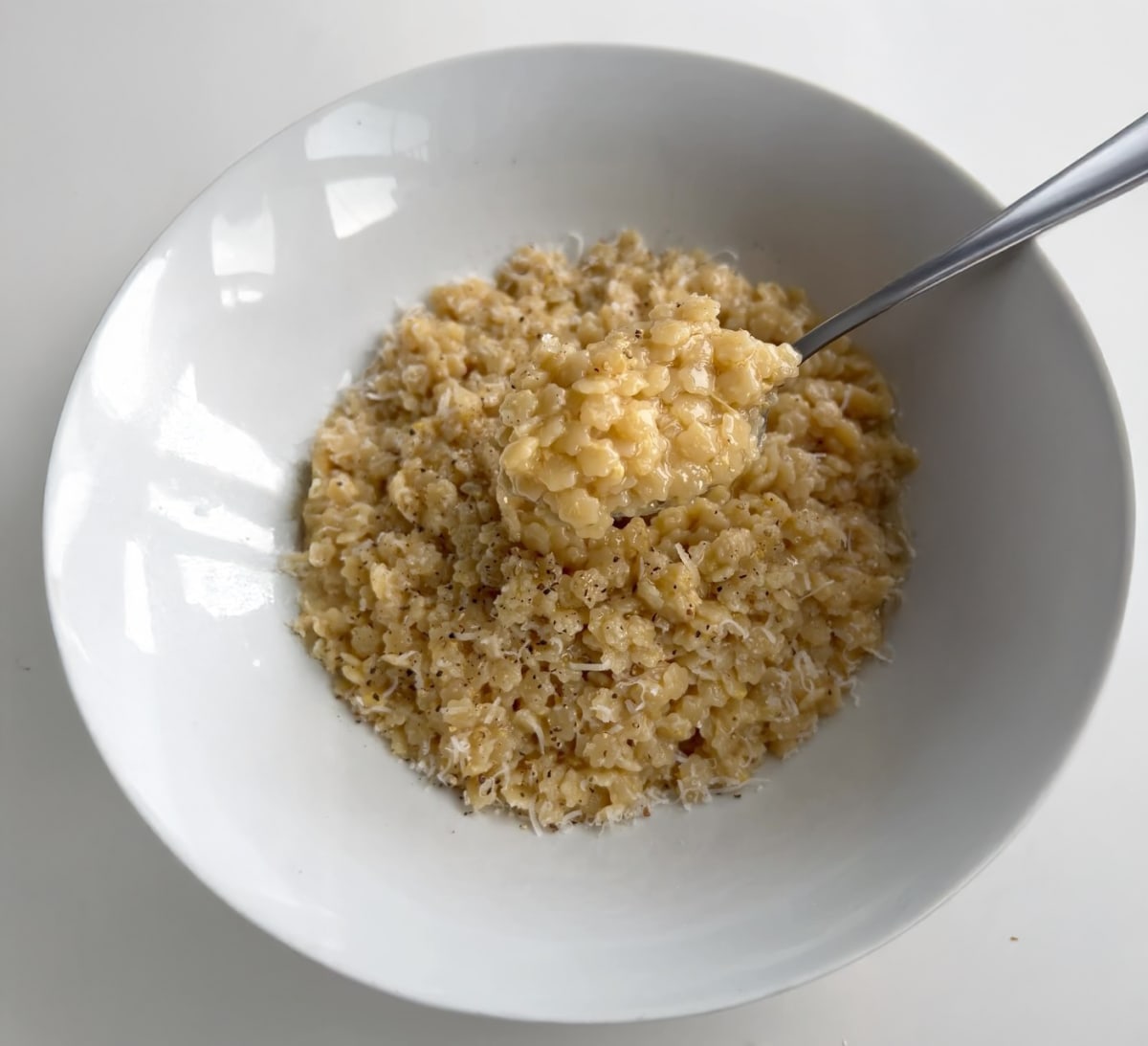 Pastina with Butter, Eggs & Parmesan