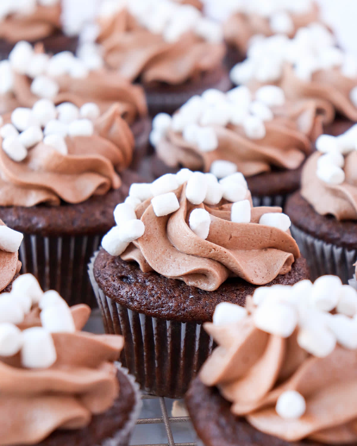Hot Chocolate Cupcakes
