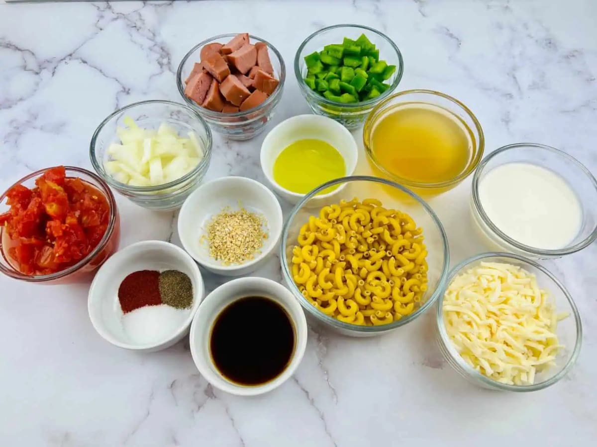 Kielbasa Pasta Skillet