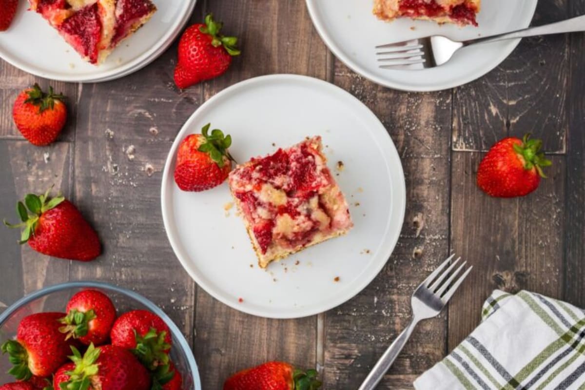 Strawberry Coffee Cake