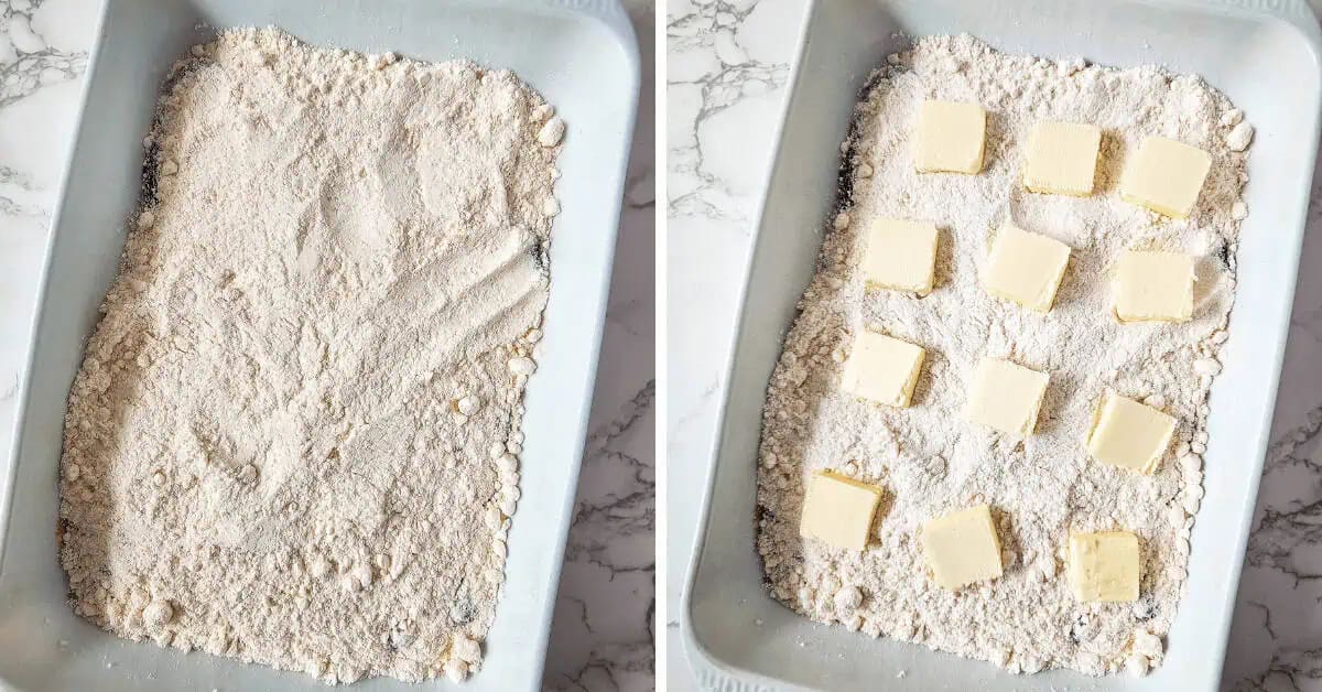 Blueberry Cherry Dump Cake