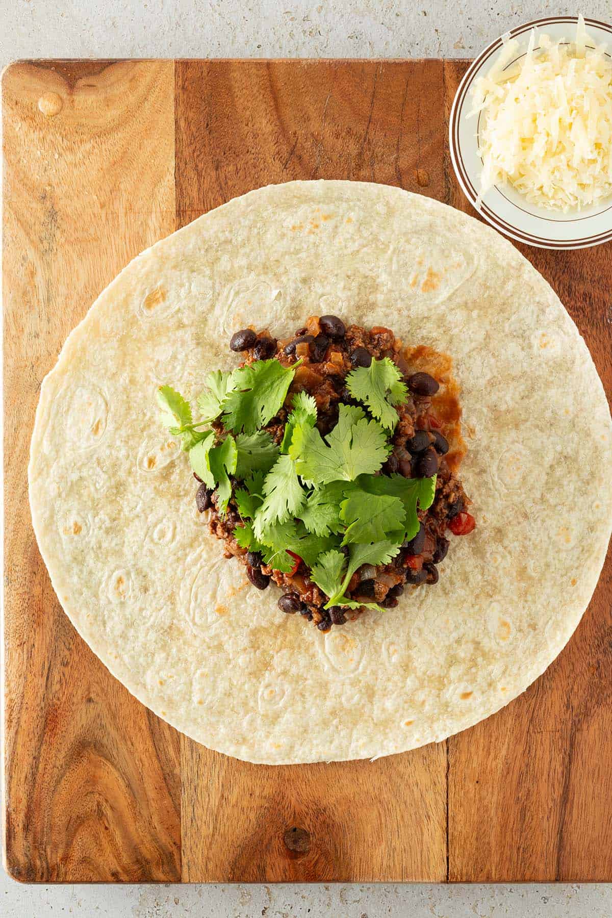 Burrito with Ground Beef