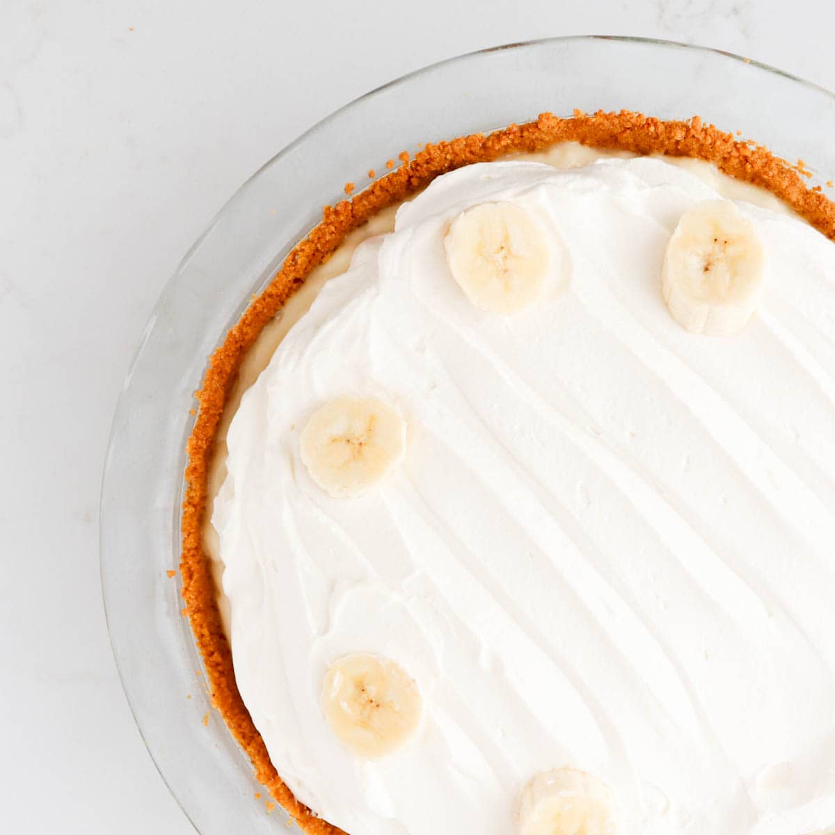Banana Cream Pie with Graham Cracker Crust