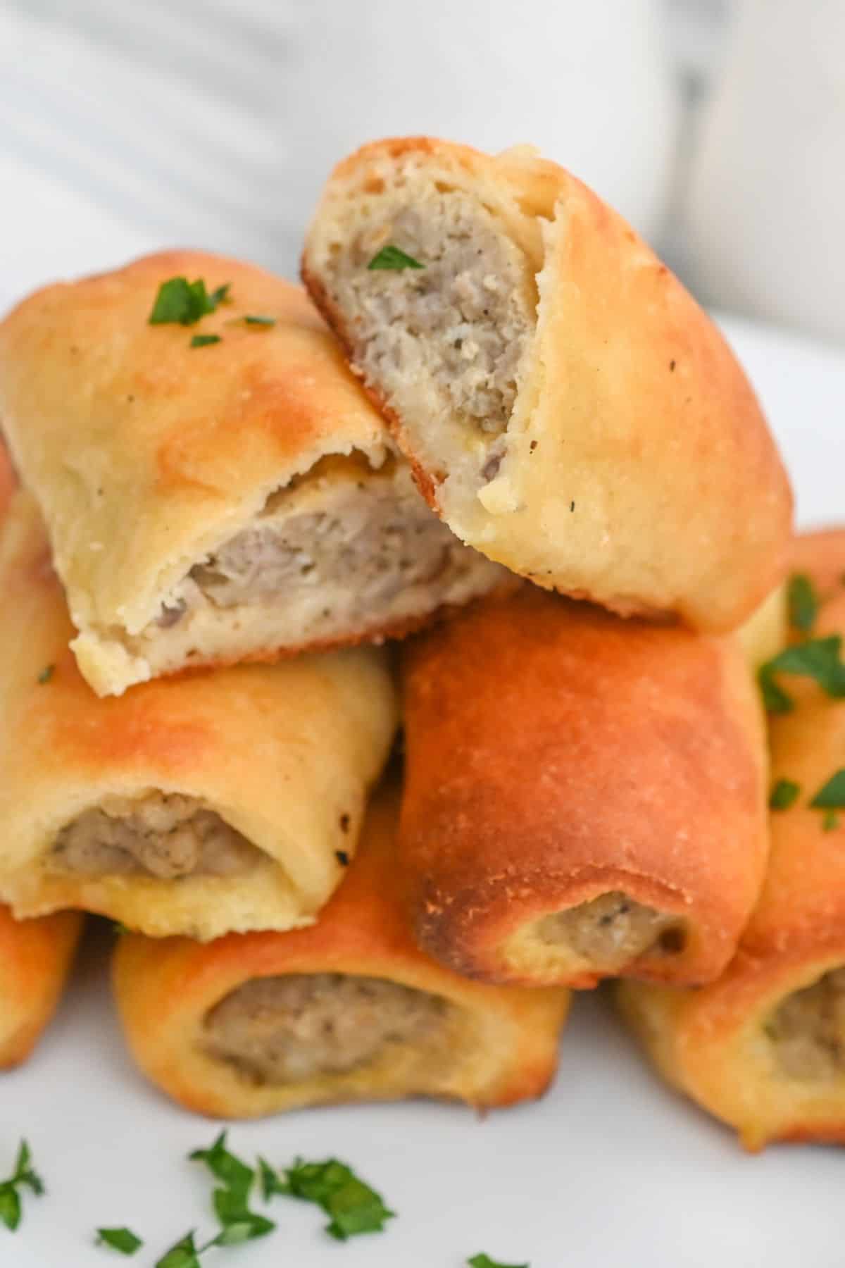 Sausage Cream Cheese Crescent Rolls