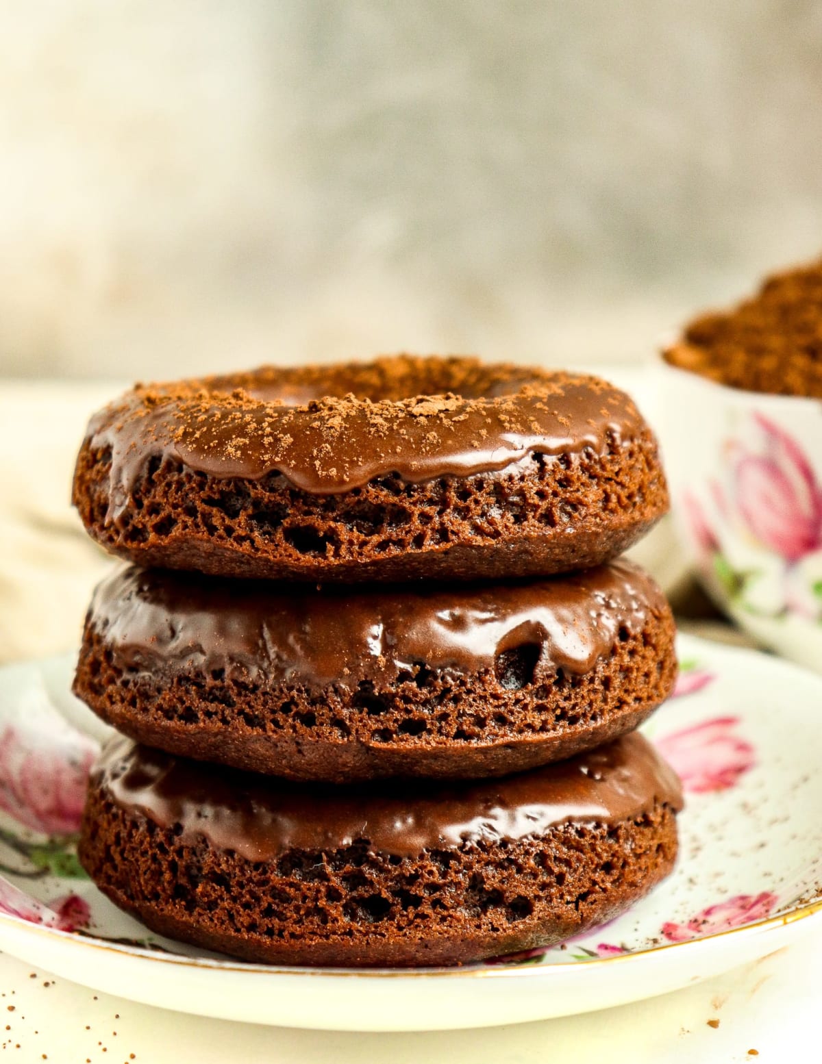 Chocolate Cake Doughnuts