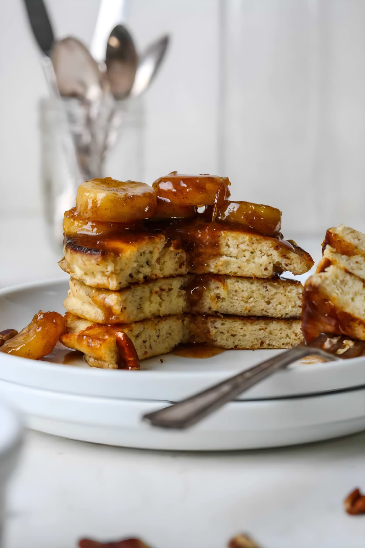 Bananas Foster Pancakes