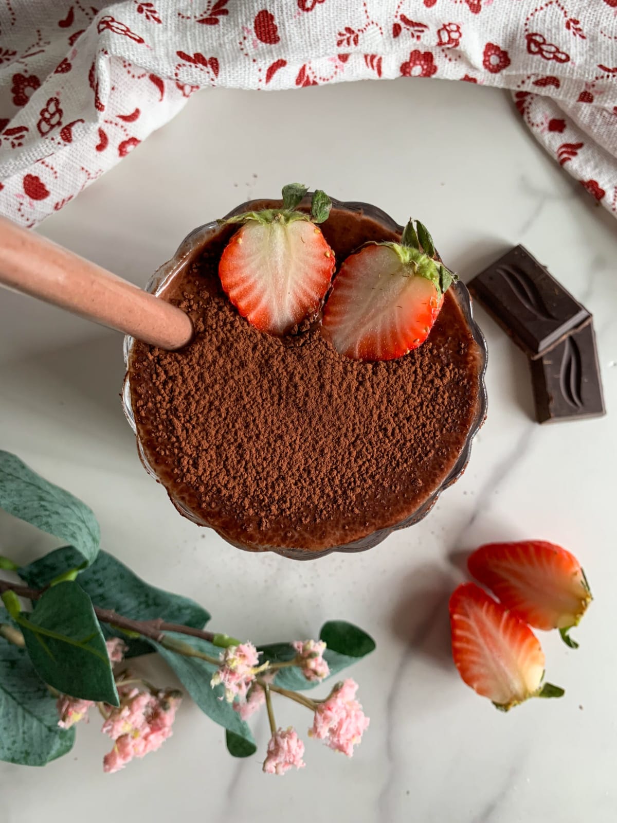 Chocolate Covered Strawberry Smoothie