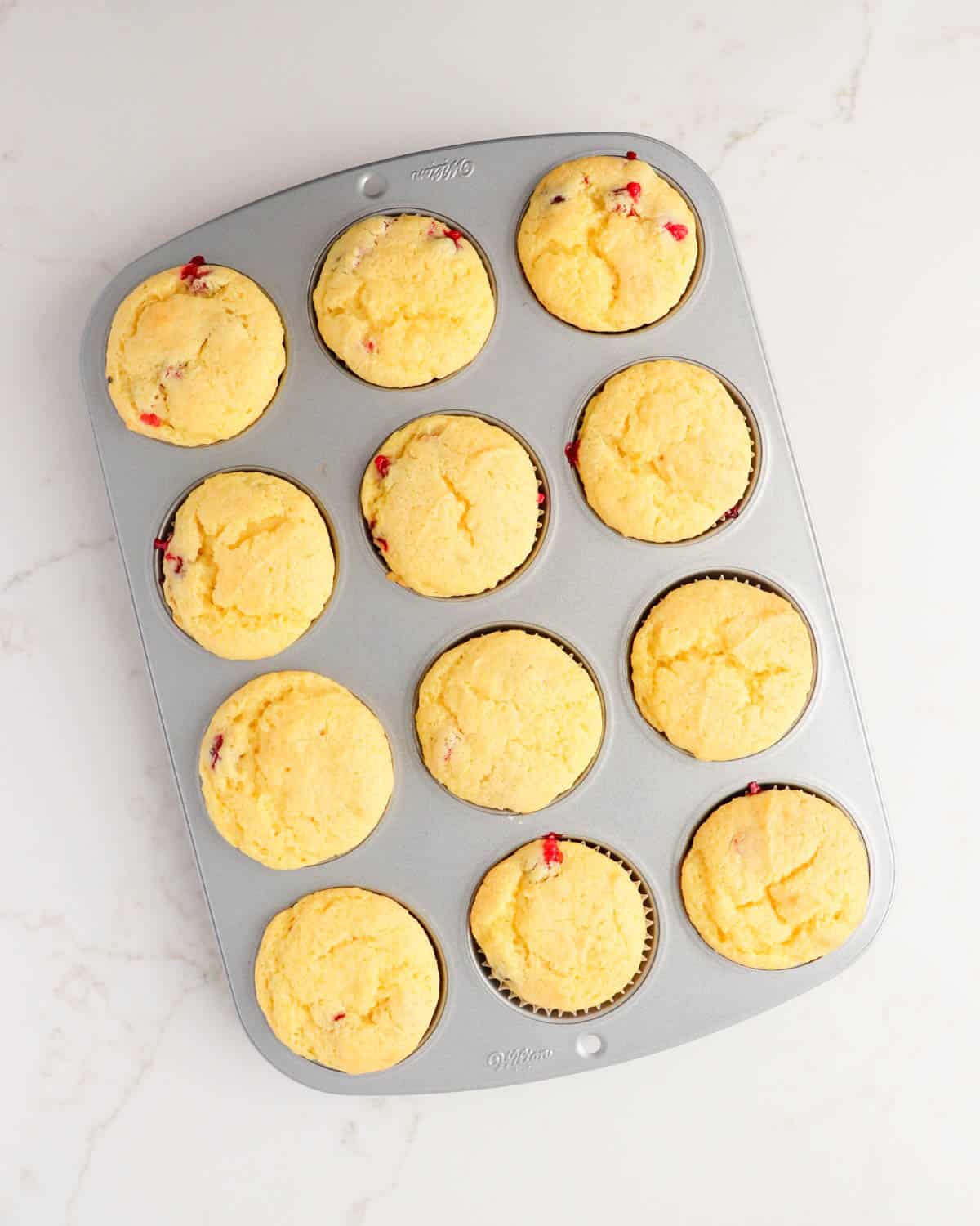 Lemon Cranberry Muffins