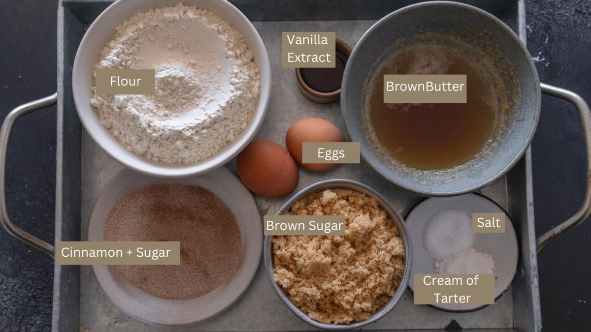 Brown Butter Snickerdoodle Blondies