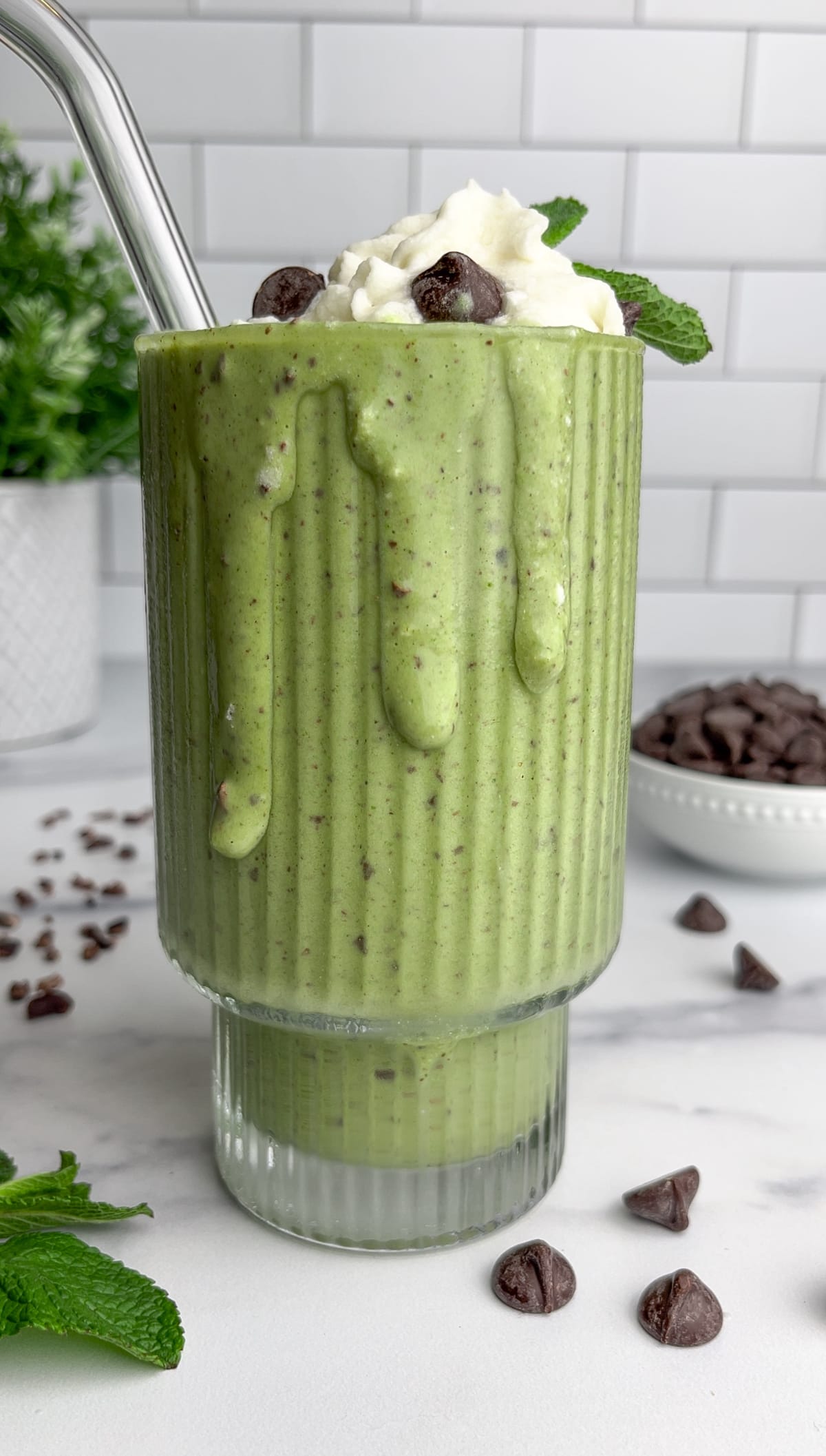 Mint Chocolate Chip Smoothie