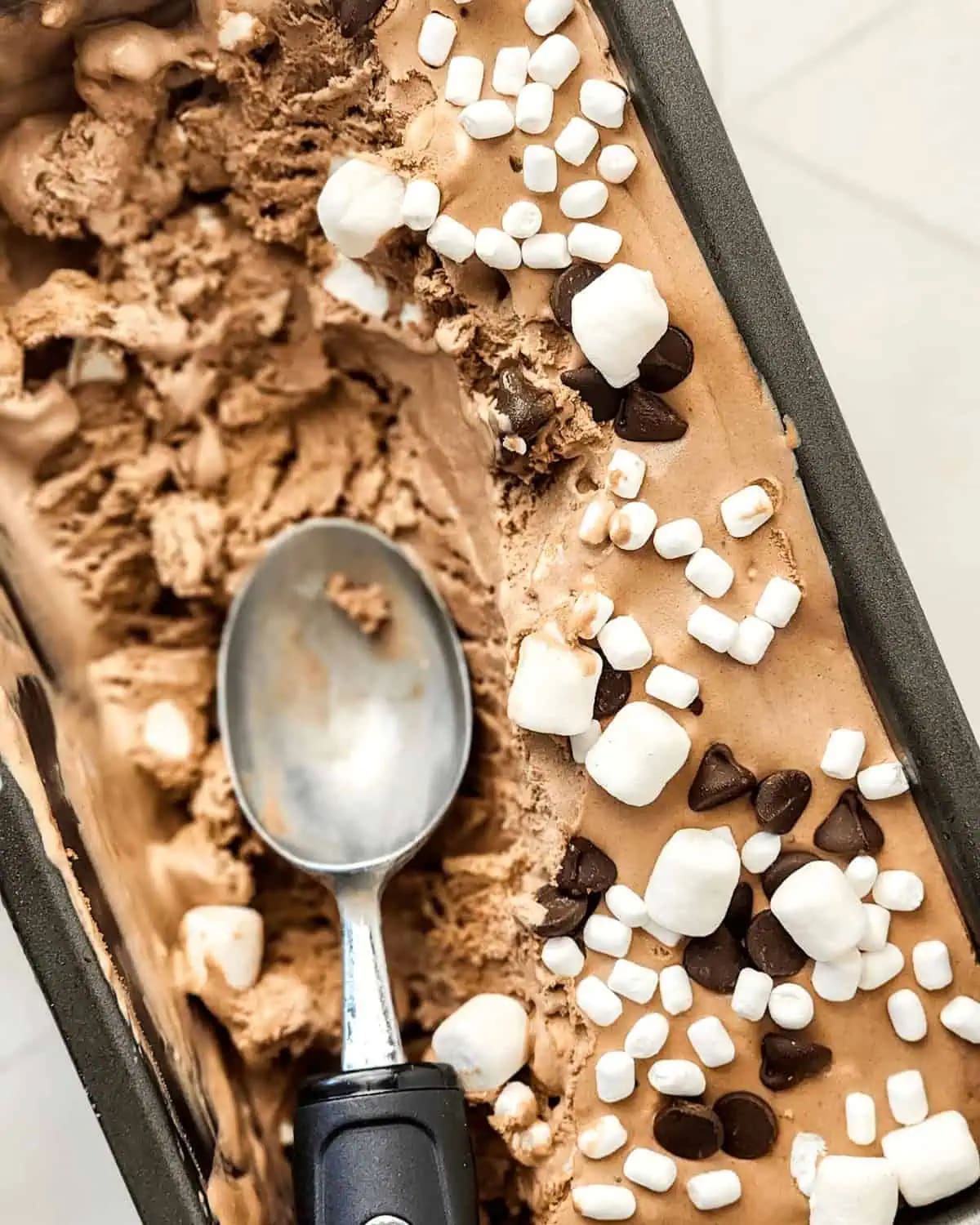 Cocoa Condensed Milk Ice Cream (No Churn)