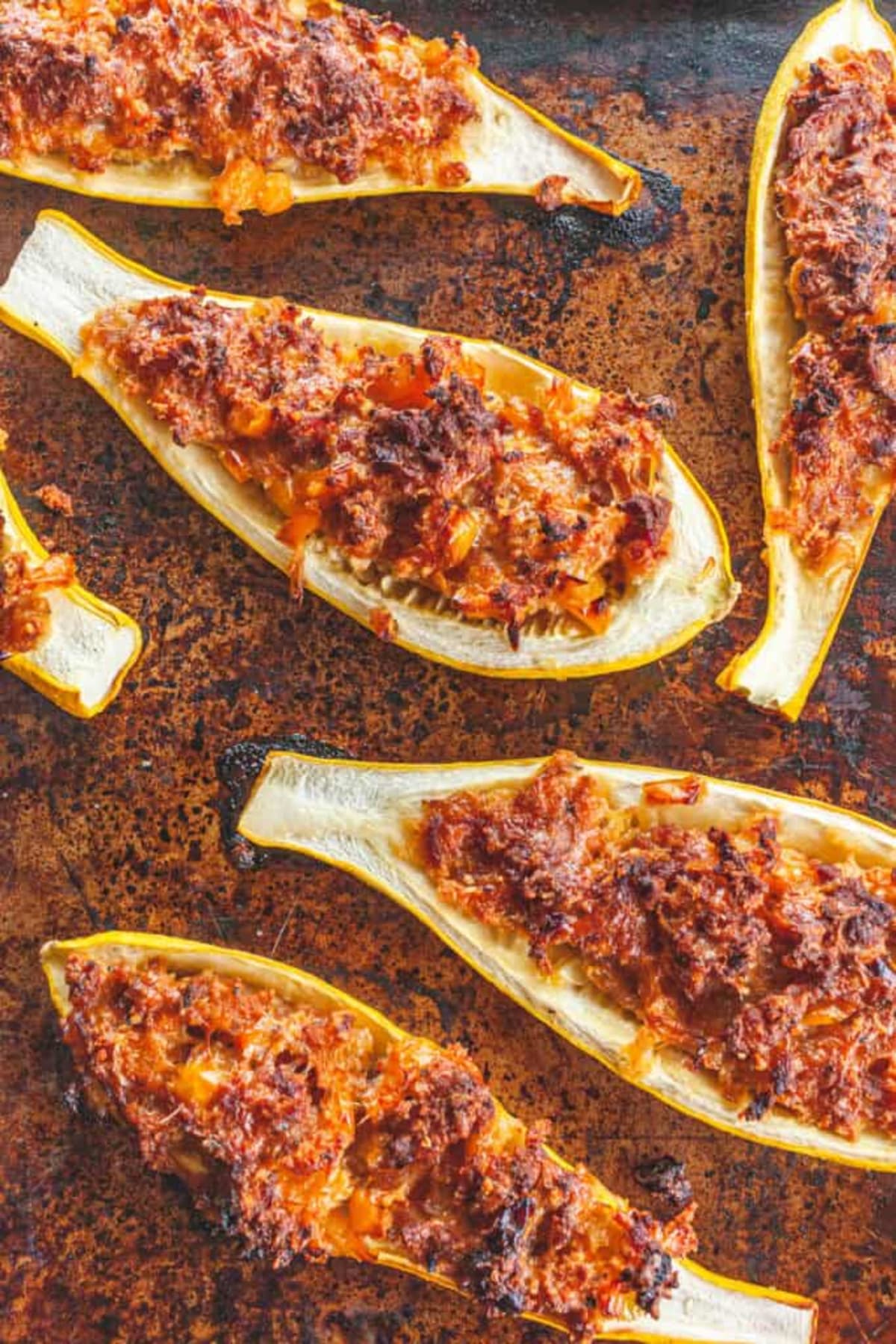 Stuffed Summer Squash
