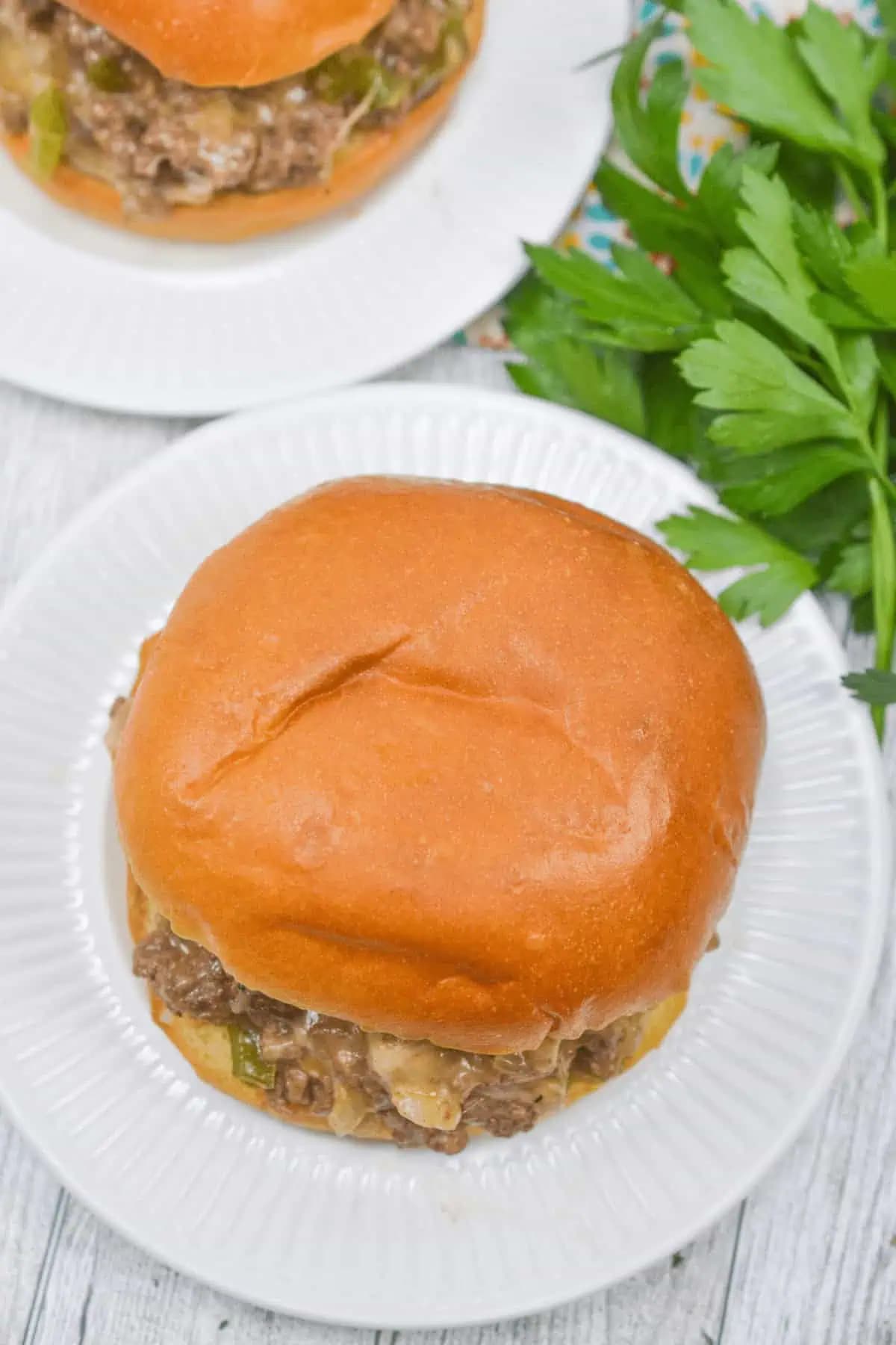 Philly Cheese Steak Sloppy Joes