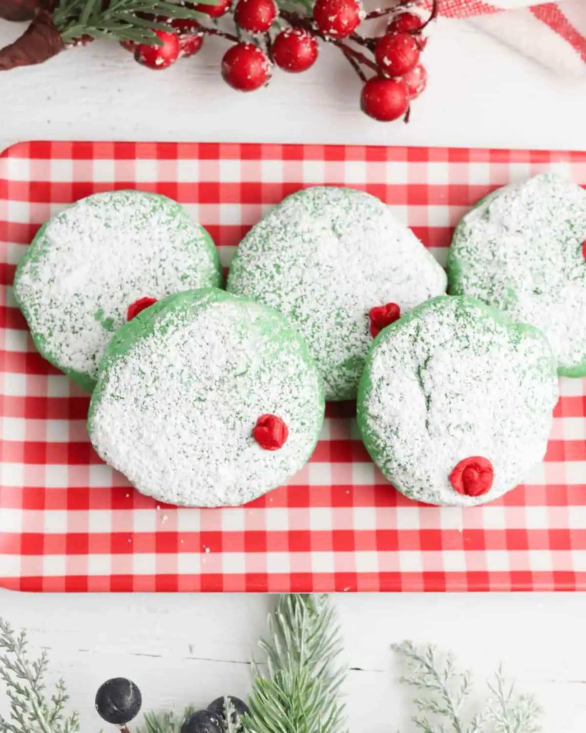 Grinch Sugar Cookies