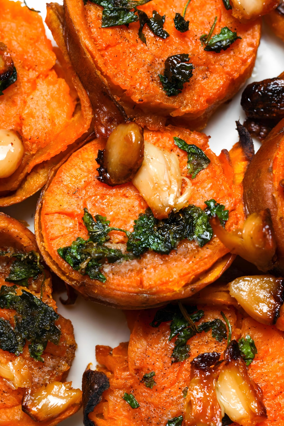 Smashed Sweet Potatoes