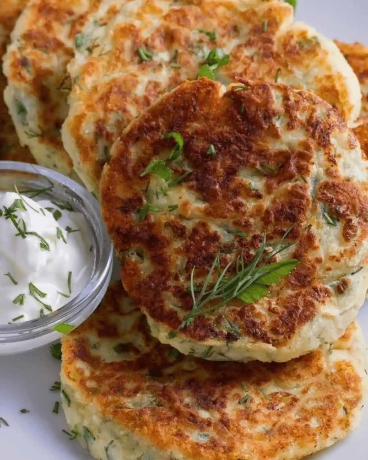 Fried Mashed Potato Cakes