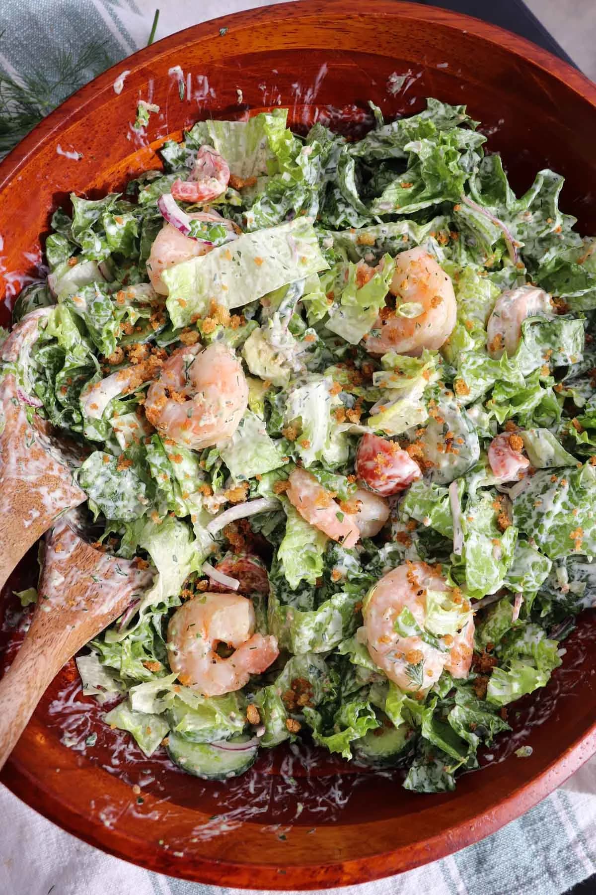 Shrimp Salad with Tartar Dressing