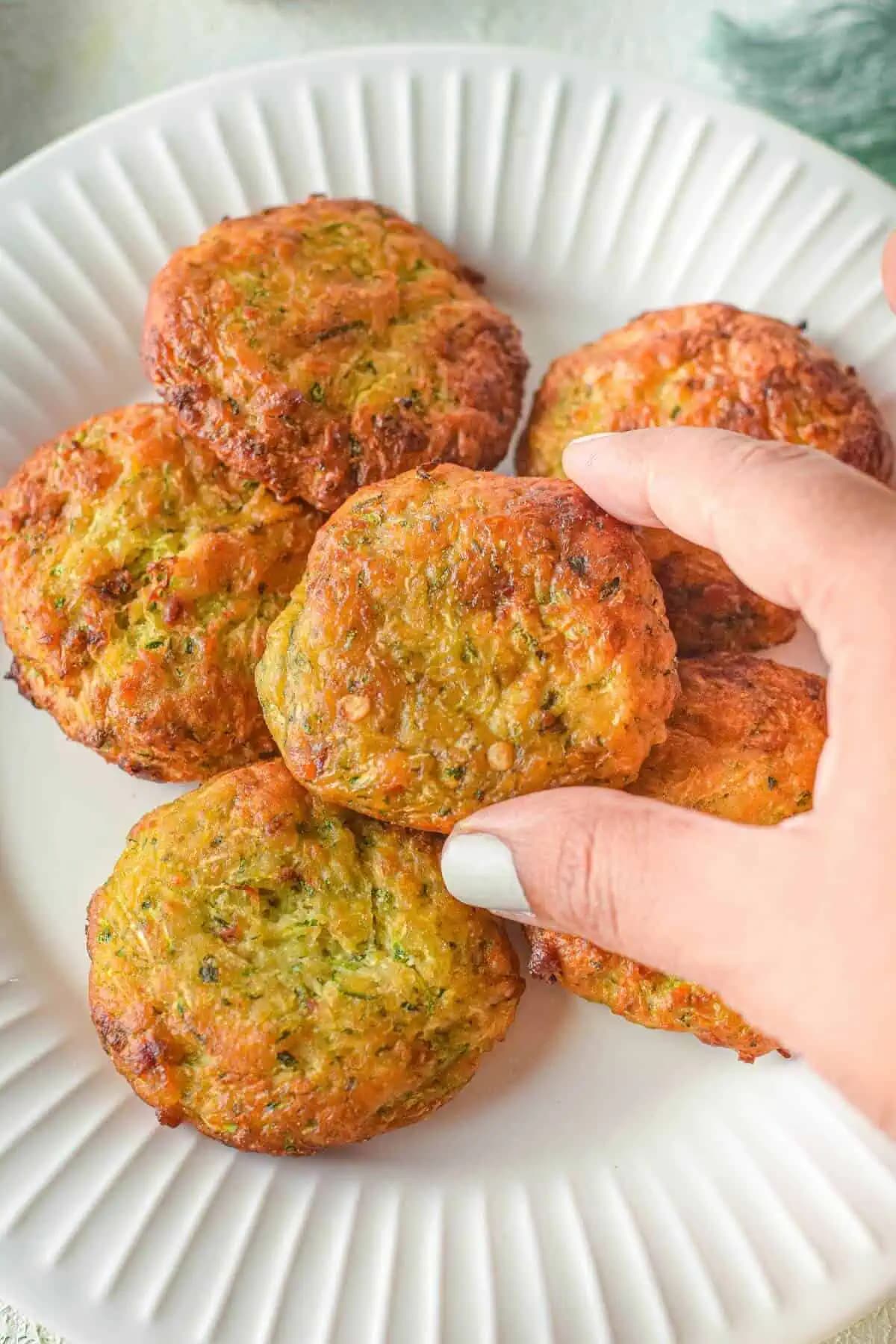 Air Fryer Zucchini Fritters