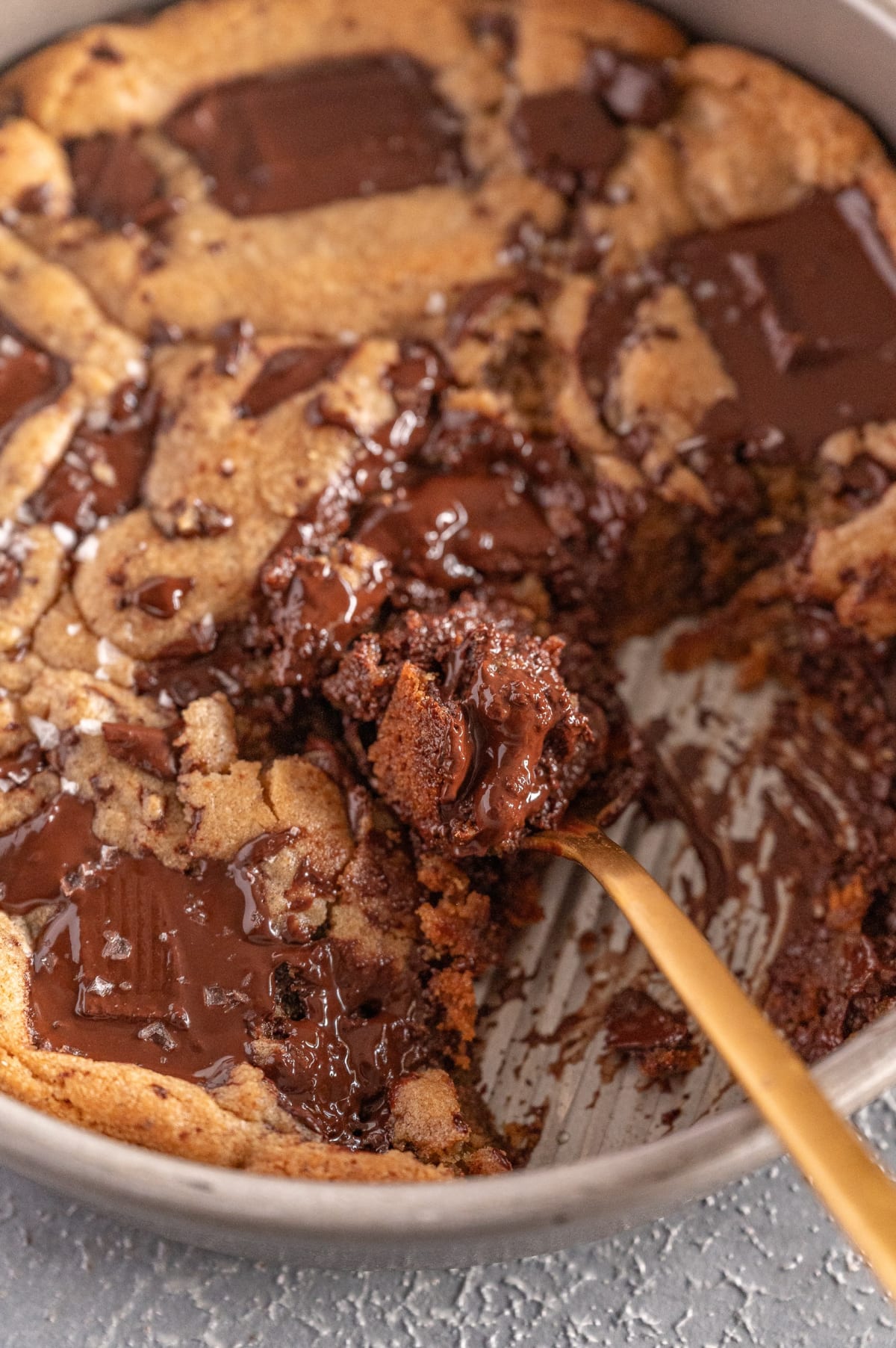 Brown Butter Gooey Chocolate Chunk Scoopable Cookies