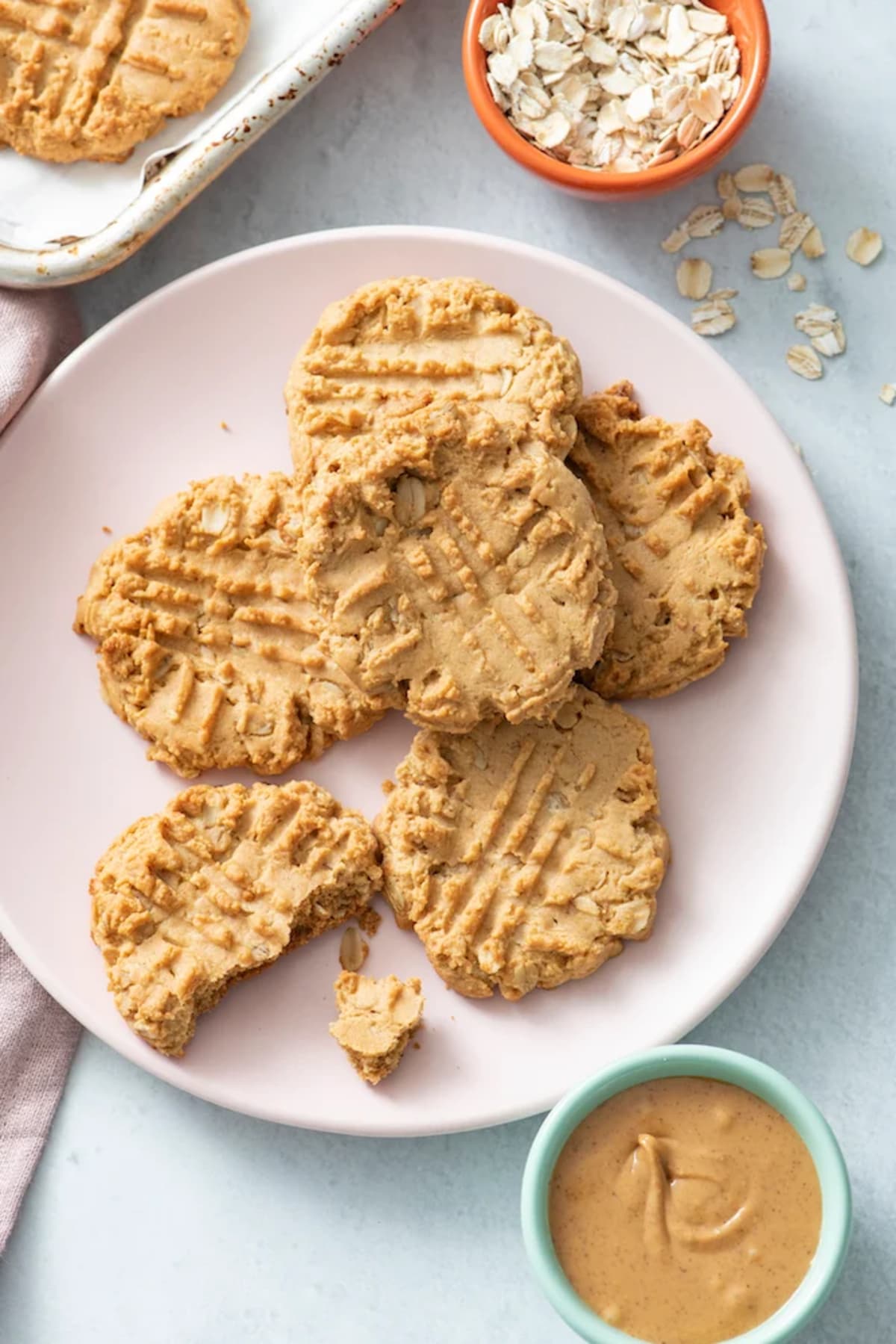 Peanut Butter Oatmeal Cookies