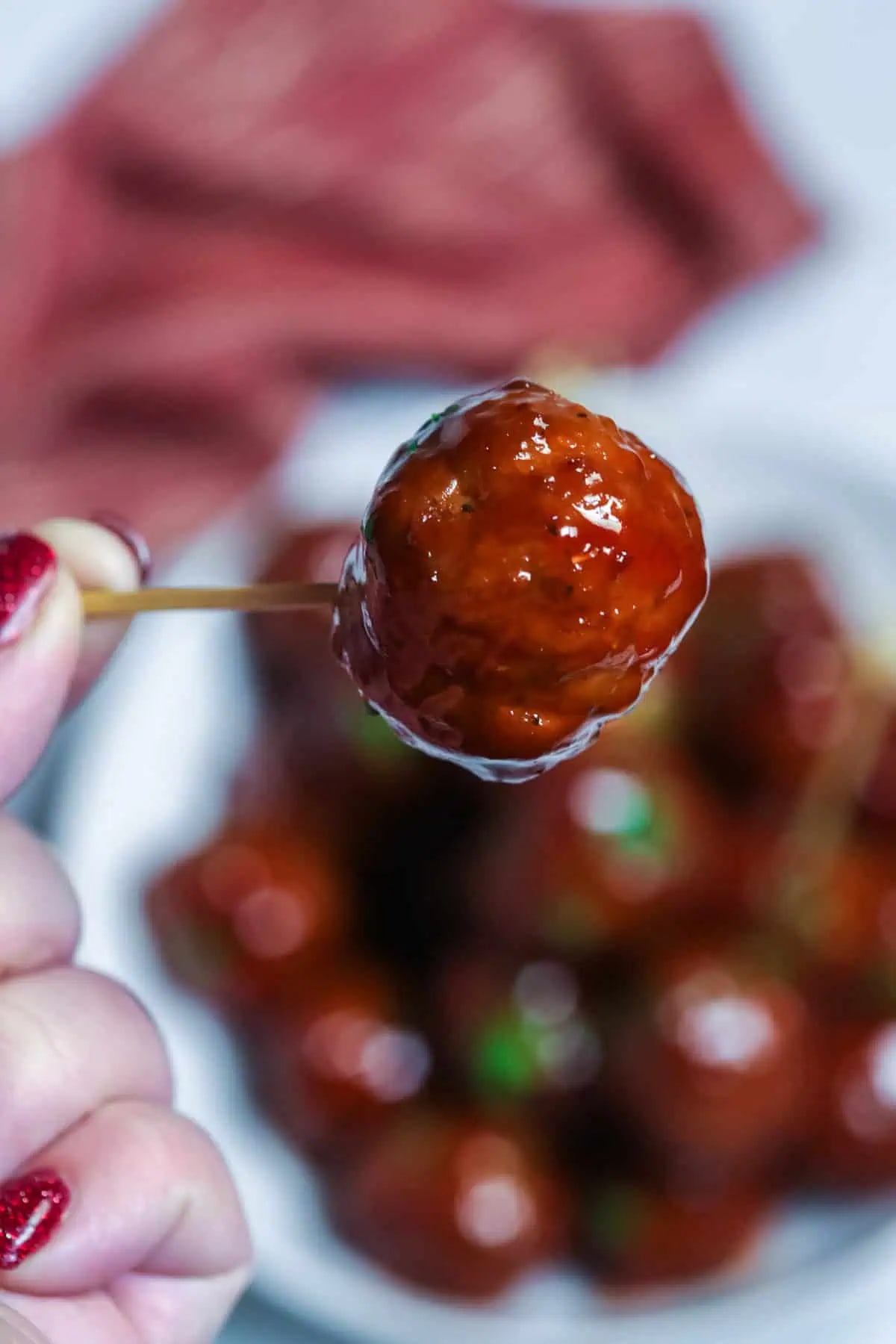 Barbecue Meatballs with Grape Jelly