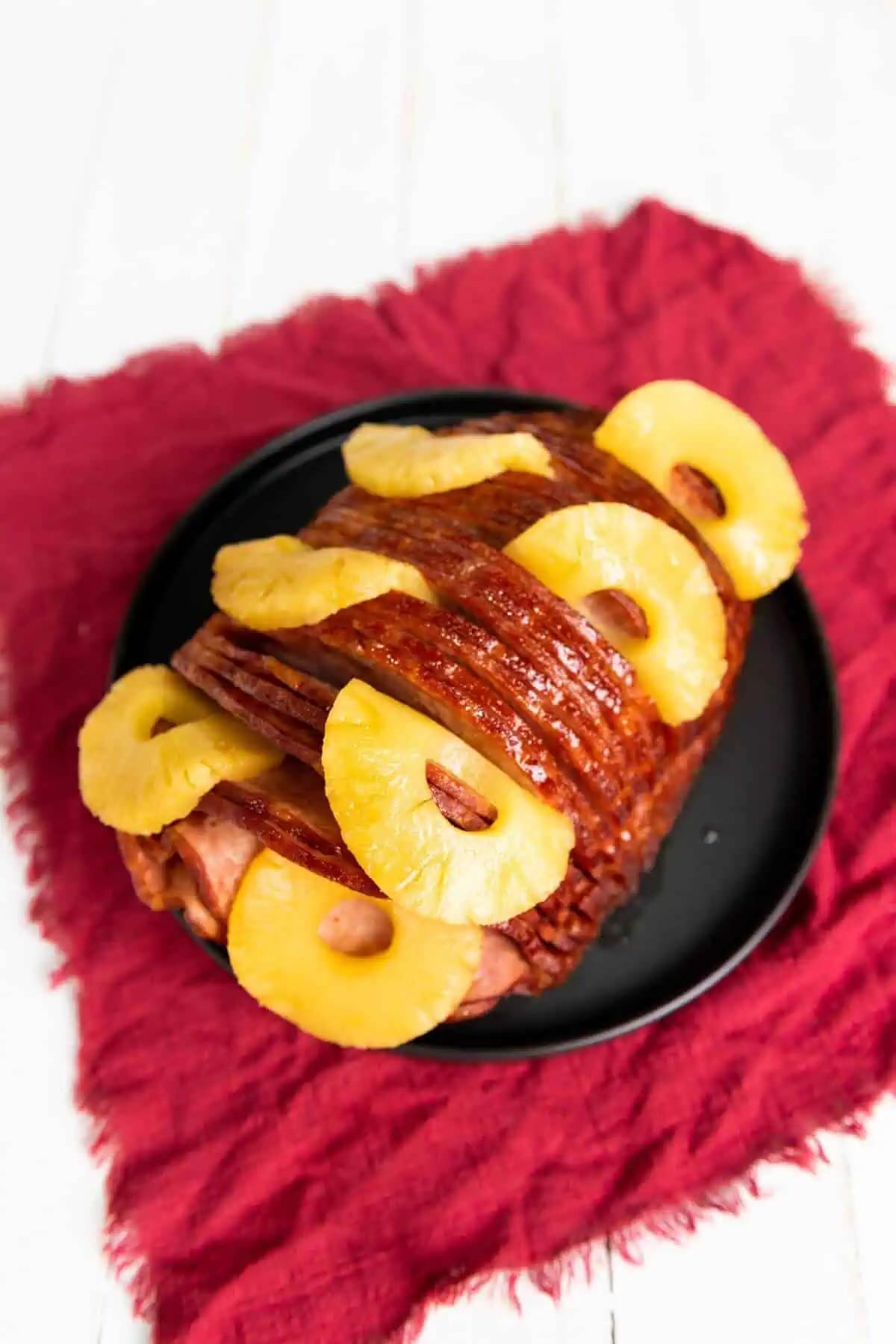 Instant Pot Ham with Pineapple and Brown Sugar