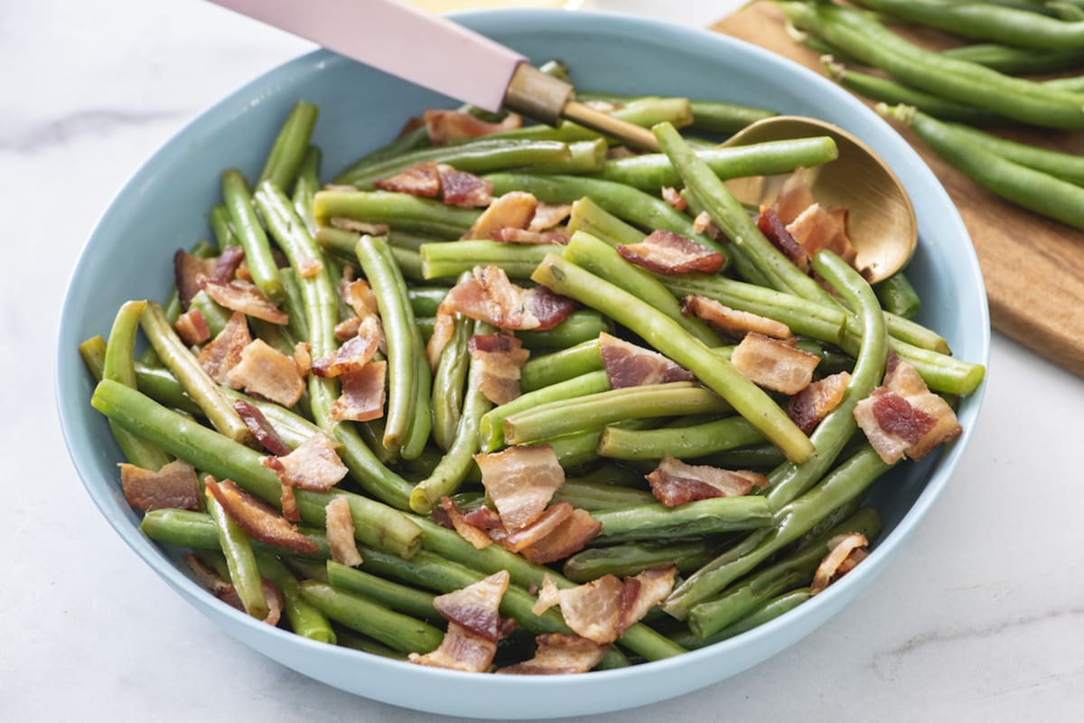 Green Bean and Bacon Saute