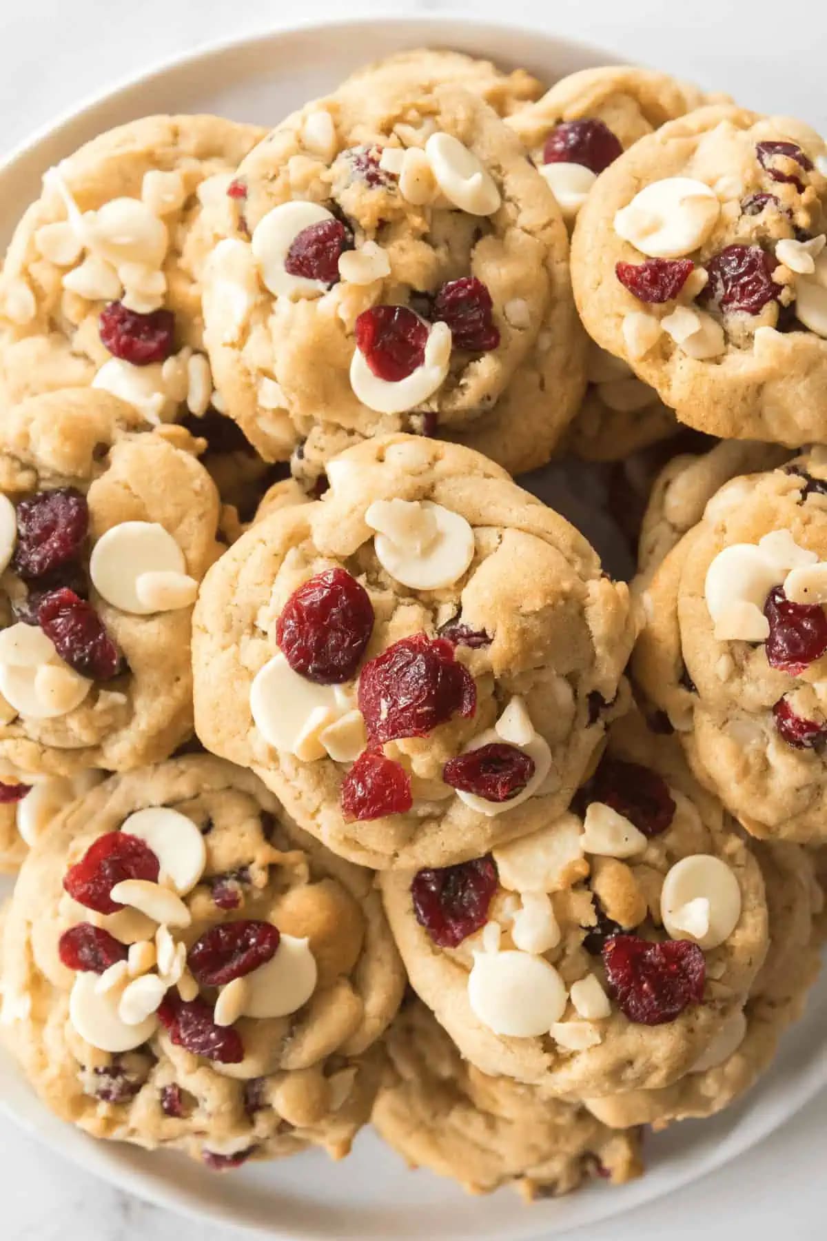 White Chocolate Cranberry Cookies