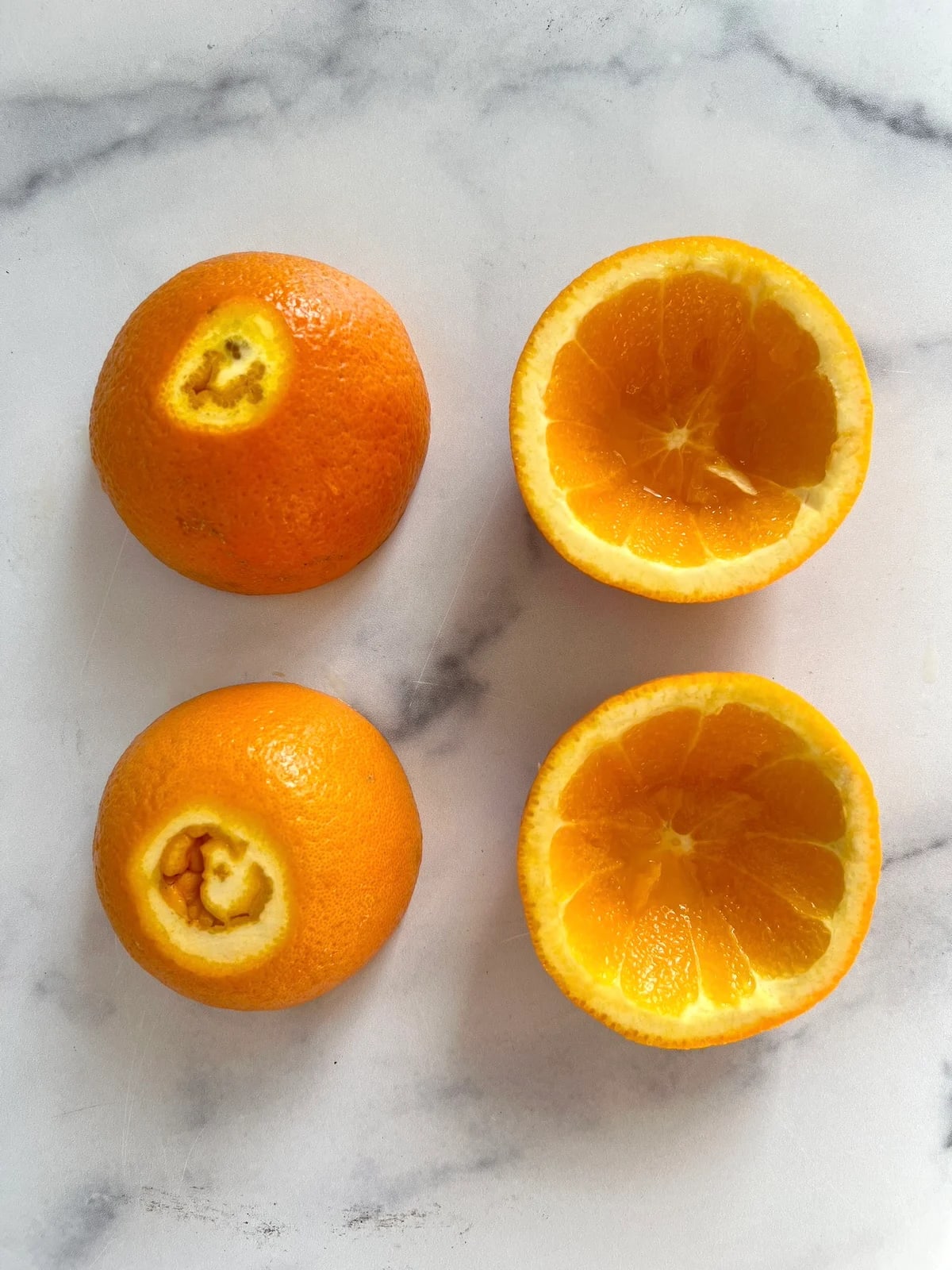 Sweet Potatoes in Orange Cups