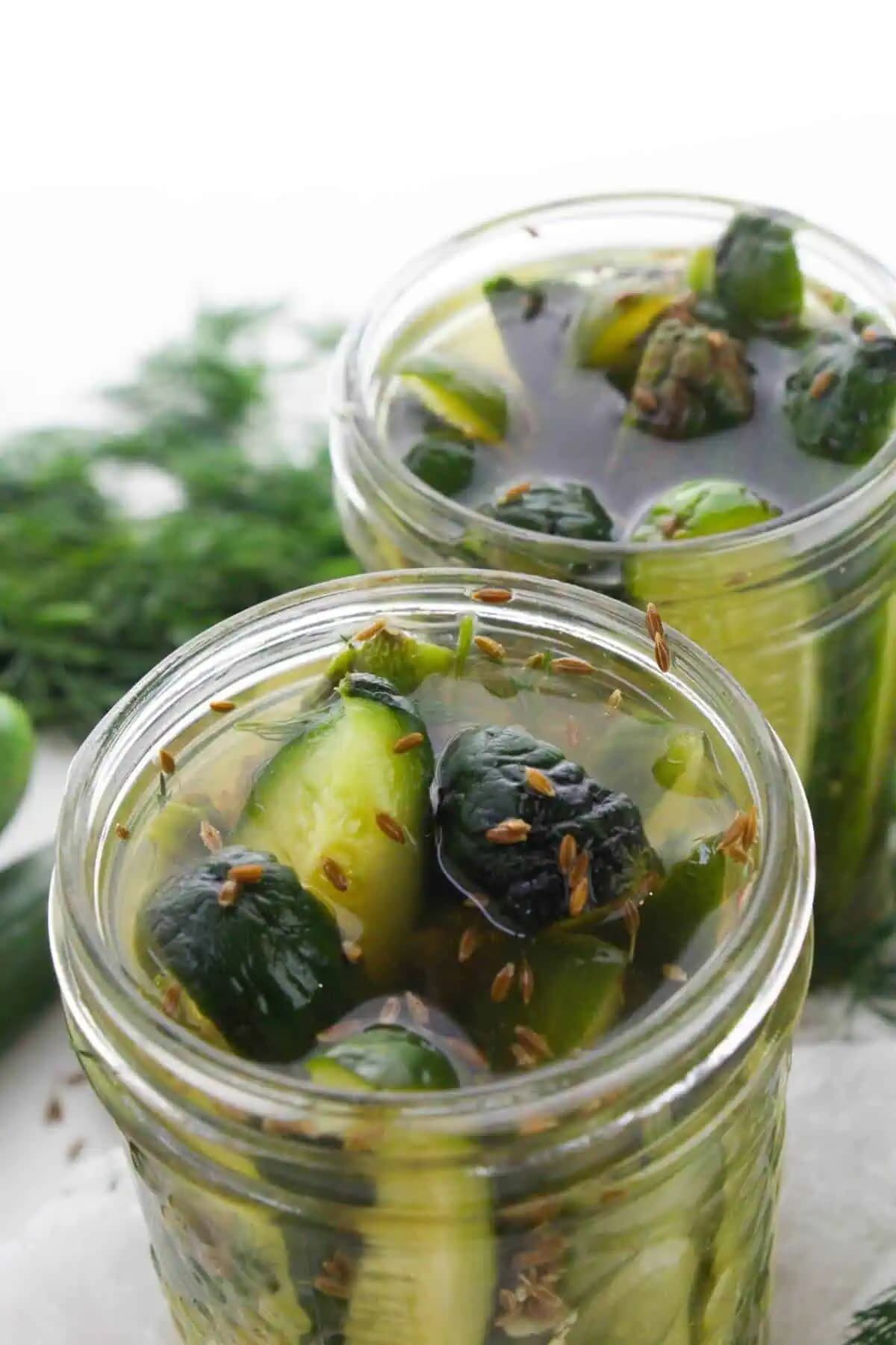 Refrigerator Garlic Dill Pickles
